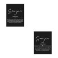 thumbnail image 4 of Injueey Pósteres de letras en blanco y negro, cita de arte de pared inspirador, decoración estética para el hogar, sacrificio de oficina Sacrificio 2piezas, 4 of 6