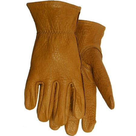 MidWest Quality Gloves Buffalo Leather Unlined Work Gloves