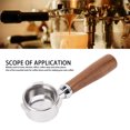 thumbnail image 3 of Coffee Portafilter, 3 Ears Coffee Bottomless Portafilter Coffee Machine Accessories Stainless Steel Coffee Portafilter Filter Handle, 3 of 8
