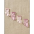 thumbnail image 5 of Gerber Modern Moments Baby Girl Wiggle Proof Sock, 2-Pack,(0-12 Months), 5 of 10