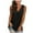 Black, variant on Women's Solid Color V-Neck Sleeveness Tops Loose Summer Basic Yoga Vest Blouses Gray,S