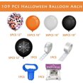 thumbnail image 2 of El kit de arco de guirnalda de globos incluye globos de confeti blanco y negro naranja con telaraña para el fondo de fiesta, decoración para el aula Afortunado Sencillez, 2 of 5