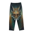 thumbnail image 4 of Balery Vintage Pattern Fox print Women's Pajama Pants,Ultra Lightweight Pjs,Lounge Pant-XX-Large, 4 of 9