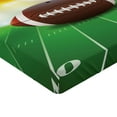 thumbnail image 2 of Ambesonne Brown Green Fitted Sheet, Grass Turf Field Team, California King, Brown Green, 2 of 3