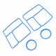 thumbnail image 5 of Junta Hermética Para Recipiente De Alimentos, Paquete De 2, Sellado De Tapa Para, 5 of 7