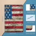 thumbnail image 2 of Spiral Notebook,College Ruled Journal,8.26" x 5.71" 50 Sheets/100 Pages,2 Pack - Vintage American Flag Painted on Old Wooden Wall, 2 of 7