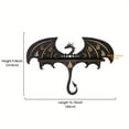 thumbnail image 7 of Awevudst Dragon Shaped Floating Wall Shelves Gothic Wooden Display Rack, 7 of 7