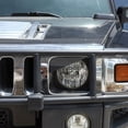 thumbnail image 3 of Steel front angry eye style headlight decorative cover suitable for Hummer H2 2003-2009-, 3 of 4