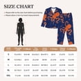 thumbnail image 4 of Pofeuu Octopus Print Womens Pajamas Set Long Sleeve Sleepwear Button Down Nightwear Soft Pj Lounge Sets Button Down Pajamas Women-XX-Large, 4 of 7