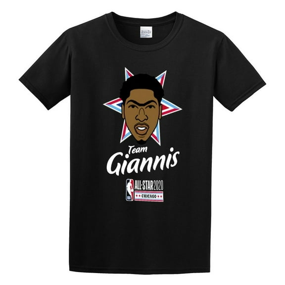 Men's Team Giannis Antetokounmpo T-shirts Black S