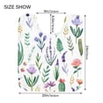 thumbnail image 3 of Toilet Rug Set Non-Slip Bathroom Rugs Soft Plush Machine Washable Contour Bath Mat Lavender Leaves Cactus 24x20/24x16, 3 of 9