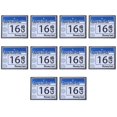 thumbnail image 1 of 10X Professional 16GB Compact Flash Memory Card(White&Blue), 1 of 4