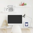thumbnail image 3 of Ballucci 24" Floating Shelves for Wall, 2-Pack with Invisible Brackets, 6" Deep, White, 3 of 8