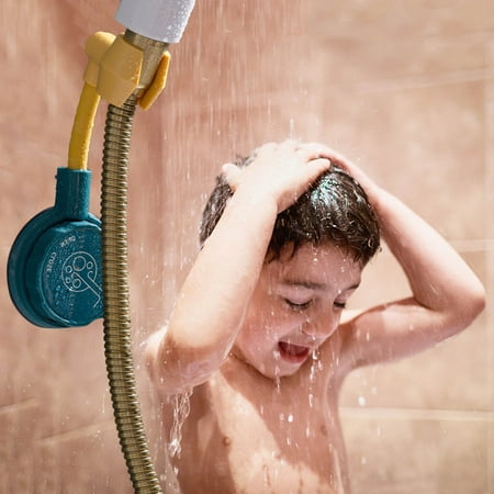 

TIHLMK Clearance 360° Adjustable Rotatable Shower Head Wall Mount Holder No-Punching Shower Rack