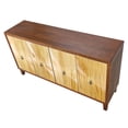 thumbnail image 5 of Kojooin Retro Sideboard Buffet, Rectangular Storage Cabinet With Adjustable Shelves And 4 Doors, Large Sideboard Cabinet For Hallway, Entryway, Living Room, 5 of 6