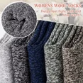 thumbnail image 2 of 5 Pares Calcetines Termicos Para Mujer Hombre Largos Tejidos, 2 of 8
