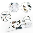 thumbnail image 3 of Juego de cortina de ducha con temática de dinosaurios con 12 ganchos: decoración divertida para el baño, poliéster resistente al agua y duradero, aventura jurásica, 3 of 8
