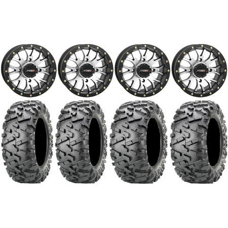 System 3 ST-3 Machined 14 Wheels 26 BigHorn 2.0 Tires Yamaha Viking Wolverine YXZ1000R CFMoto ZForce 950 UForce 1000