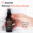 thumbnail image 2 of GROOMIE Suero natural para después del afeitado para hombres calvos – Cuidado de la piel para hombres y después del afeitado para cabeza, cuello, cara y barbilla – Bálsamo calmante para cuidar la piel, 2 of 6
