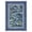 Blue, variant on FairOnly Floral Print 2'x6'Black Runner Rug Machine Washable Pet Friendly Ultra Thin Non Slip Mat for Hallway Kitchen Laundry