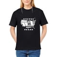 thumbnail image 2 of The Season Essentials All States Collection “United We Stand” 100% Cotton Unisex T-shirt Graphic Tee, Black/White, X-Large, 2 of 11