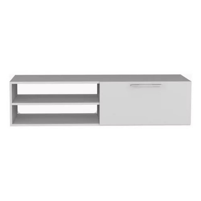 Mueble Rack De Tv Pantalla 55puLG Roatan Blanco Excelsior