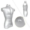 Inflatable Male Man Torso Model Half Body Mannequin Top Clothing
