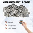 thumbnail image 3 of 1” 25mm Button Badge Parts Supplies for Button Maker Machine 500 Sets, 3 of 9
