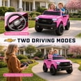 thumbnail image 4 of Conchico Licensed Chevrolet Silverado 24V 2 Seater Powered Ride-On Truck w/Remote & Durable Wheels, Pink, 4 of 9