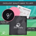 thumbnail image 5 of Serenily Dual Sided Pink Plastic Core Exercise Sliders, 5 of 6
