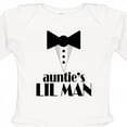 thumbnail image 4 of Inktastic Auntie's Lil Man Boys Long Sleeve Baby Bodysuit, 4 of 5
