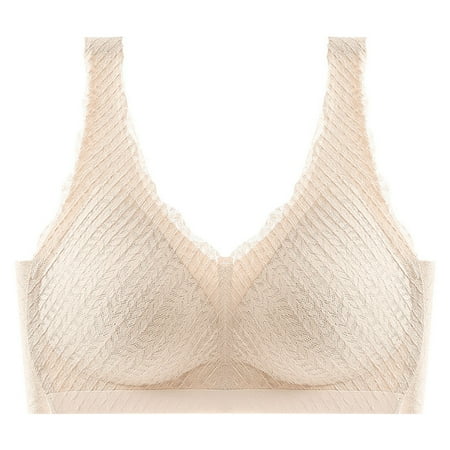 Wancir Women s Suspender Bra Seamless No Steel Ring Gathered Sports Bra
