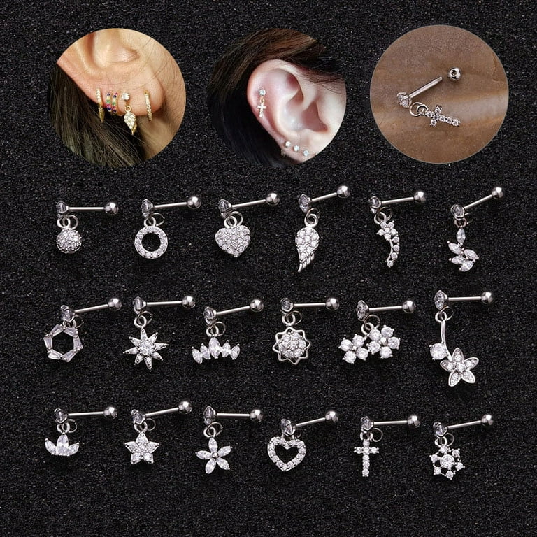  EXCEART 10pcs Silicone Heart Earplugs trendy earrings body  jewels helix piercing jewelry rubber bullet clutch screw back earrings  Earring DIY Material Fashion Pendant Jewelry Accessories : Arts, Crafts &  Sewing