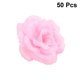 thumbnail image 5 of 50 piezas de flores artificiales de imitación rosa para San Valentín, regalo realista para bodas, fiestas, festivales y decoración del hogar., 5 of 5