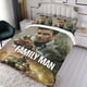thumbnail image 3 of El Hombre de Familia Conjunto de sábanas temático, trío de piezas, cómodo y amigable con la piel, diseño único, regalo de decoración para el hogar para familiares, amigos y fans,135cm *200cm, 3 of 6