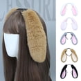 thumbnail image 2 of Fashion Headband Cartoon Headdress Plush Long Ears Hair Hoop Hair Accessories for Women Girls Gatherings, 2 of 9