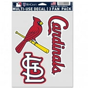 St. Louis Cardinals 3 Décalcomanies Fan Pack