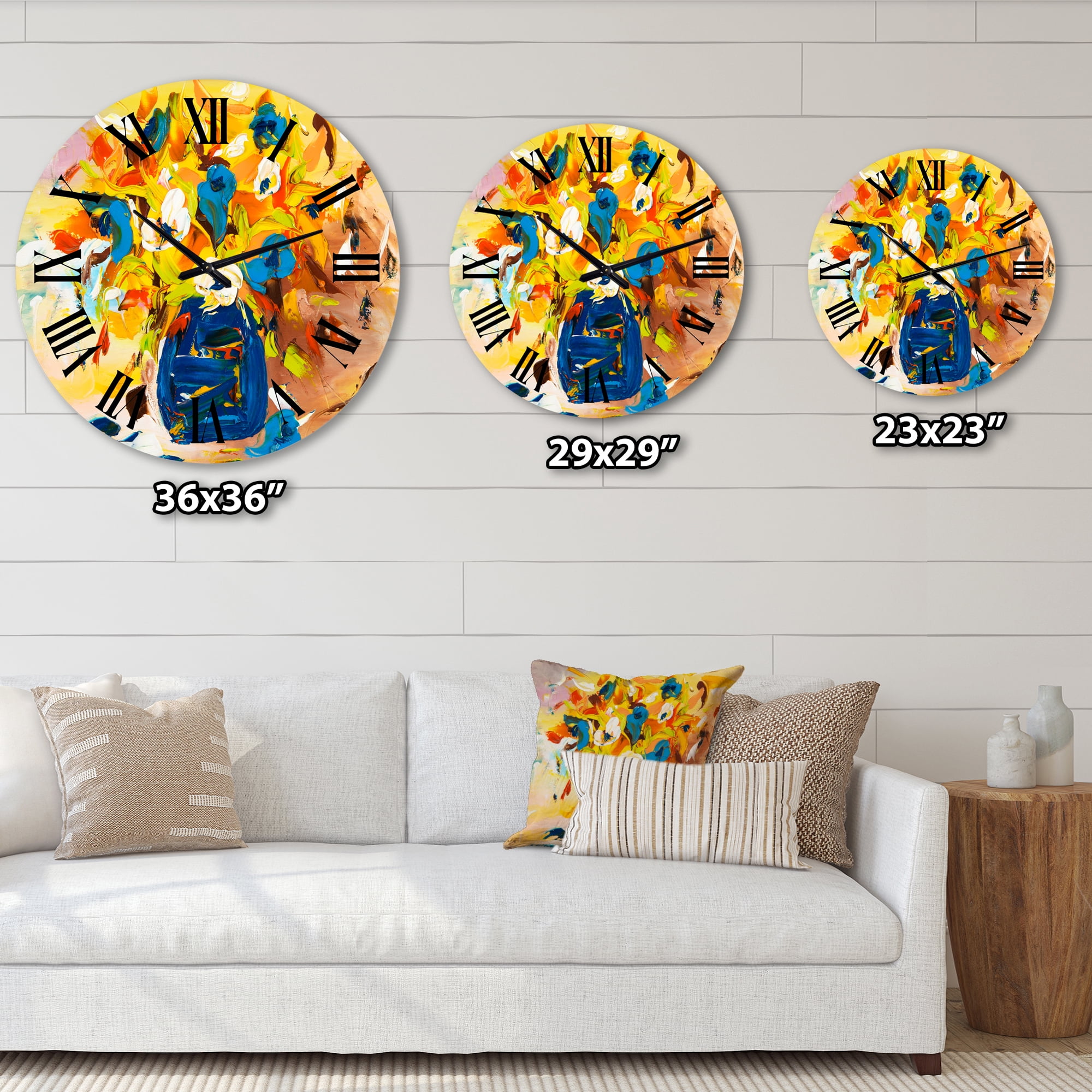 Designart 1 in Traditional Wall Clock