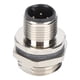 thumbnail image 2 of M12BP4 M16 Conector montado en panel de rosca M12 IP67 Conector impermeable Adaptador de enchufe de 4 pines, 2 of 14