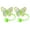 Green, variant on Walbest 2Pcs Butterfly Straw Covers 10mm Straw Topper for 30/40 Oz Tumbler Reusable Drinking Straw Caps Eco-Friendly Cup Accessories