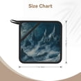 thumbnail image 3 of Sikiie Mysterious Moonlit Mountains Pot Holders Kitchen Insulation Mats Heat Resistant Pot-Holder Oven Anti-Scald Pads for Cooking Baking, 7.1*7.1inch, 3 of 8