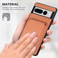 thumbnail image 3 of TECH CIRCLE Case for Google Pixel 9 Pro XL, Compatible with Magsafe Wireless Charging Slim Detachable Cards Holder Mangetic Wallet Protective Cover for Google Pixel 9 Pro XL 2024,Brown, 3 of 6