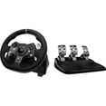 thumbnail image 3 of Logitech G920 Driving Force Racing Wheel and Floor Pedals, Real Force Feedback, Stainless Steel Paddle Shifters, Leather Steering Wheel Cover for Xbox Series X|S, Xbox One, PC, Mac - Black, 3 of 10