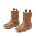 thumbnail image 2 of BURUDANI Girls Star Mid Calf Tassel Boots Cowgirl Cowboy Western Boots, 2 of 5