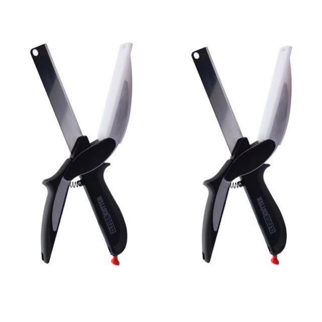 Tijeras de cocina JAMW picador de alimentos cuchillo inteligente acero inoxidable tabla de cortar Sencillez