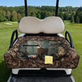 thumbnail image 2 of Whosucclay Dead Leaf and Deer Pattern Folding Golf Cart Seat Covers 4 Convenient Pockets, Golf Cart Seat Towel for EZGO Yamaha Carts, 2 of 9