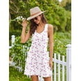 thumbnail image 4 of Ekouaer Nightgowns for Women Cotton Night Gown Tank Sleeveless Sleepshirt Racerback Nightdress Chemise Sleepwear, 4 of 6