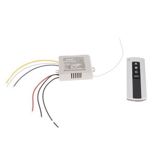 Interruptor De Pared Inalámbrico Digital De Luz De 7x3 Vías ON/OFF 220V-240V + Control Remoto