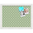 thumbnail image 2 of PinPix 16x12 Custom Cork Bulletin Board Green Chain Poster Board Has a Fabric Style Canvas Finish, Framed in Green Chain, by ArtToFrames (PinPix-572), 2 of 6