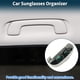 thumbnail image 3 of Estuche para gafas de sol de automóvil Unique Bargains para Peugeot 308 2014-2026, soporte para gafas de sol, caja de almacenamiento ABS gris, 1 juego, 3 of 7